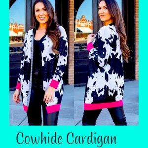 Cowhide Cardigan